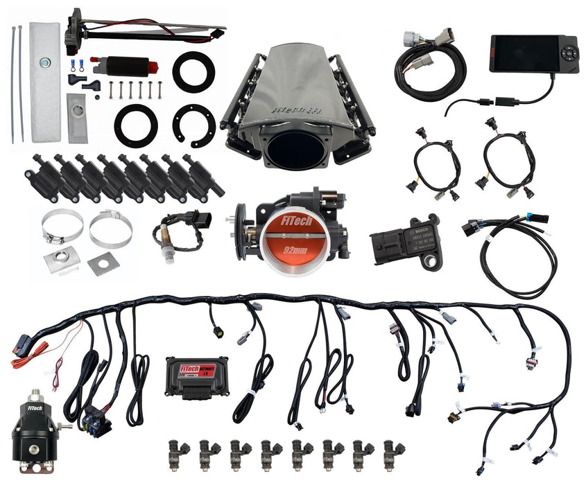 FiTech Fuel Injection FiTech Ultimate LS EFI 500 HP Fuel Injection Systems 78612 Autofit