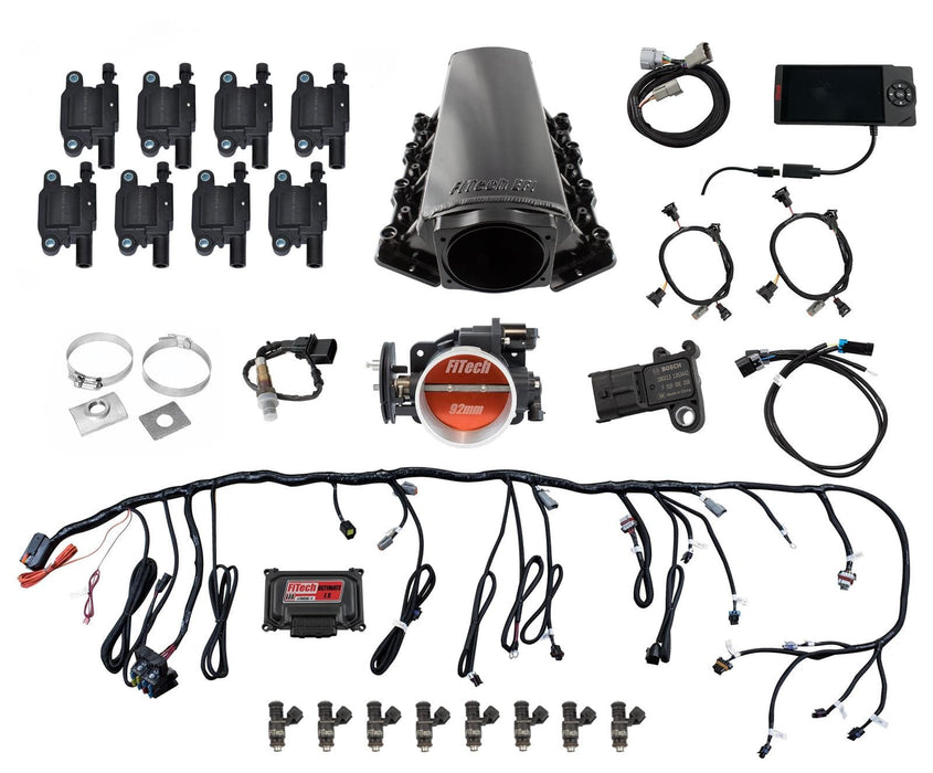 FiTech Fuel Injection FiTech Ultimate LS EFI 500 HP Fuel Injection Systems 79002 Autofit