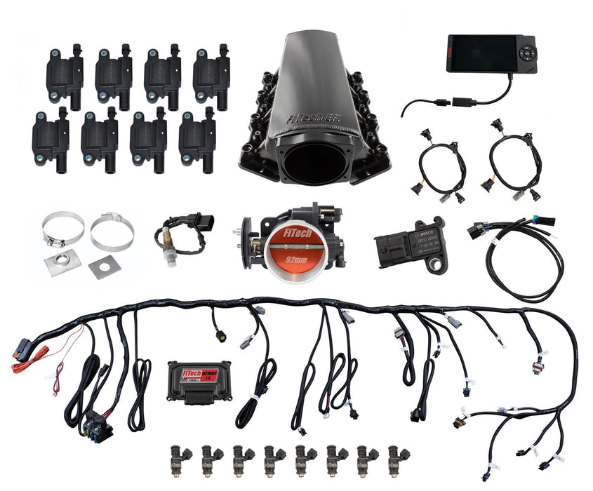 FiTech Fuel Injection FiTech Ultimate LS EFI 500 HP Fuel Injection Systems 79006 Autofit