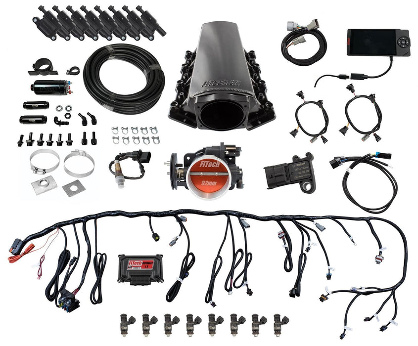 FiTech Fuel Injection FiTech Ultimate LS EFI 500 HP Fuel Injection Systems 79102 Autofit