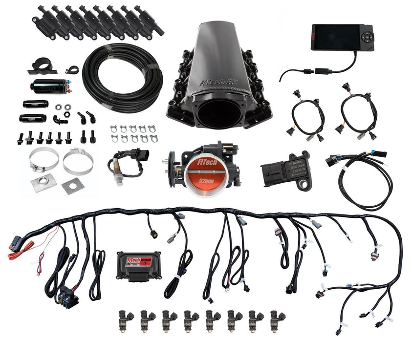 FiTech Fuel Injection FiTech Ultimate LS EFI 500 HP Fuel Injection Systems 79106 Autofit