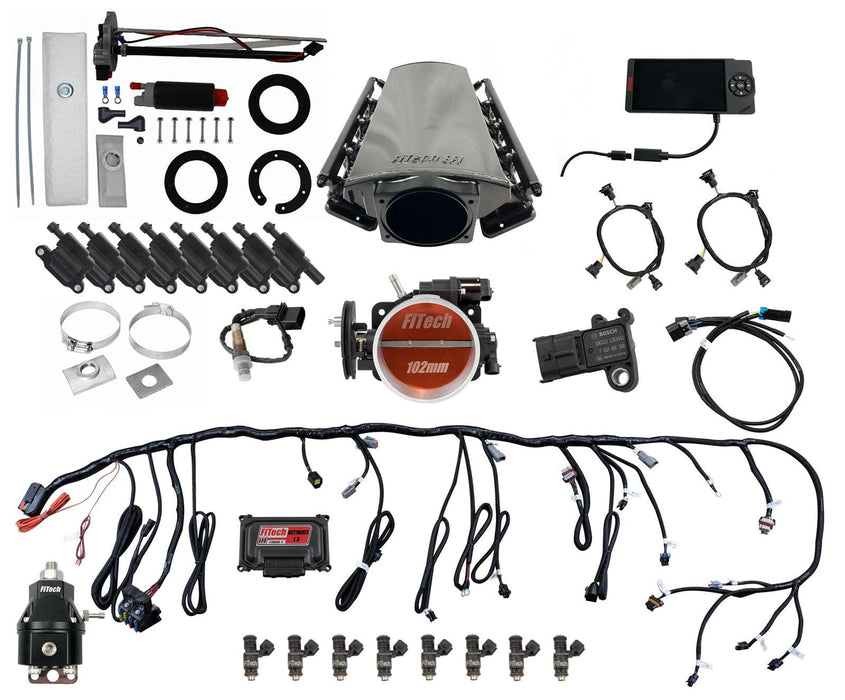 FiTech Fuel Injection FiTech Ultimate LS EFI 750 HP Fuel Injection Systems 78613 Autofit