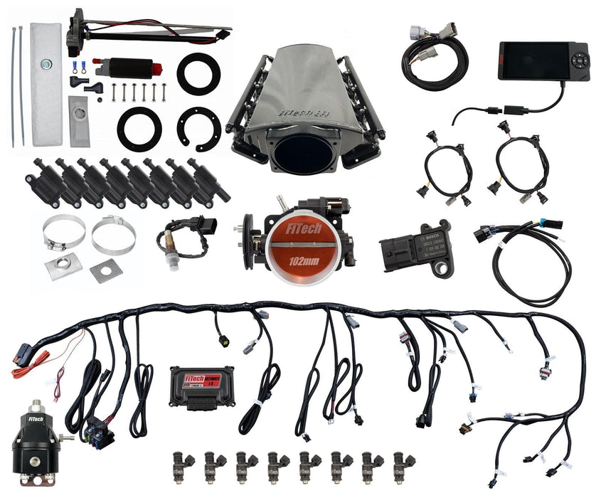 FiTech Fuel Injection FiTech Ultimate LS EFI 750 HP Fuel Injection Systems 78614 Autofit