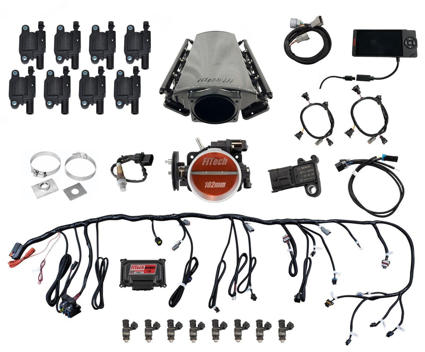 FiTech Fuel Injection FiTech Ultimate LS EFI 750 HP Fuel Injection Systems 79014 Autofit
