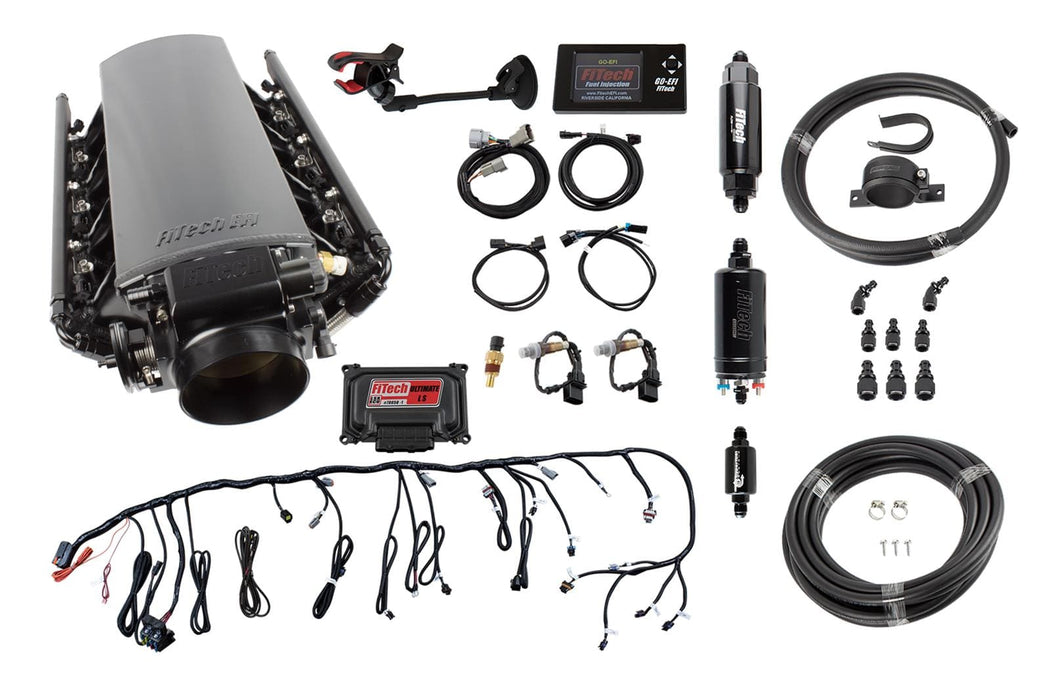 FiTech Fuel Injection FiTech Ultimate LS Truck EFI 500 HP Fuel Injection Systems 71007 Autofit