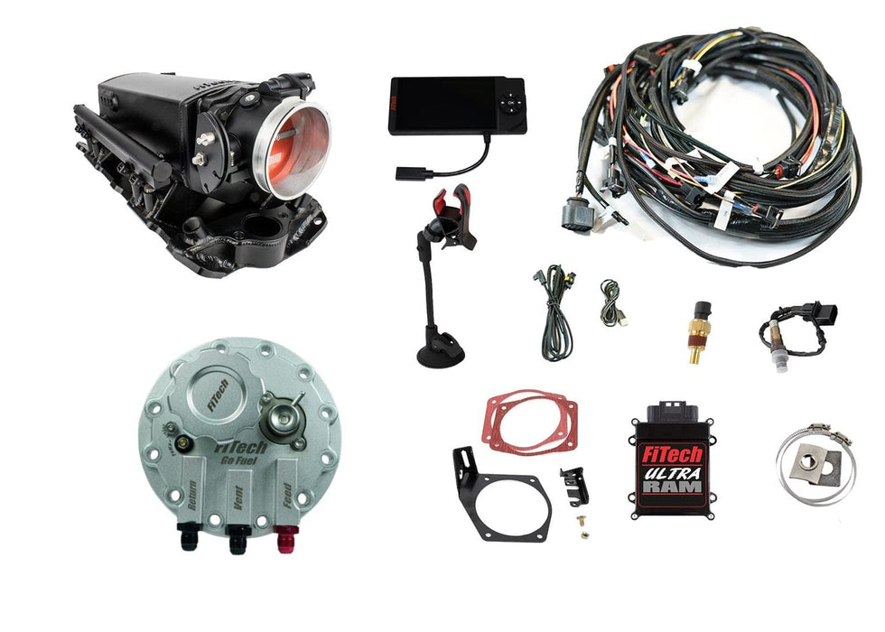 FiTech Fuel Injection FiTech Ultra Ram EFI 650 HP In-Tank Pump/Regulator Fuel Injection Master Kits 36331 Autofit