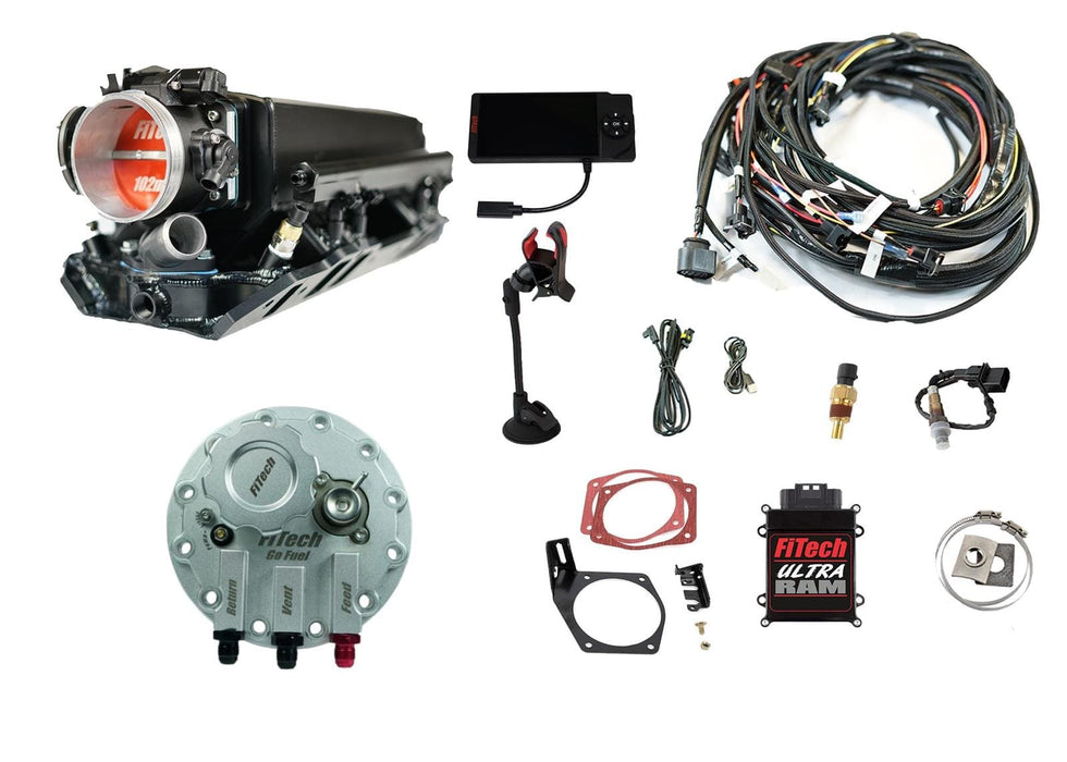 FiTech Fuel Injection FiTech Ultra Ram EFI 800 HP In-Tank Pump Fuel Injection Master Kits 36332 Autofit