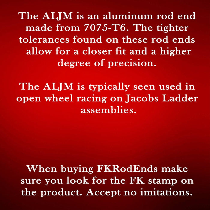 FK Rod Ends FK ALJM Series Rod Ends ALJM7 Autofit