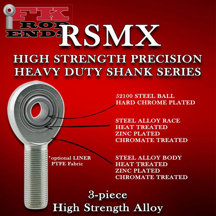 FK Rod Ends FK RSMX Series Rod Ends RSMX7 Autofit