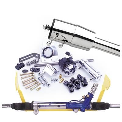 Flaming River Flaming River 1957 Chevy Power Rack and Pinion Cradle Kits FR308KTPWPL Autofit