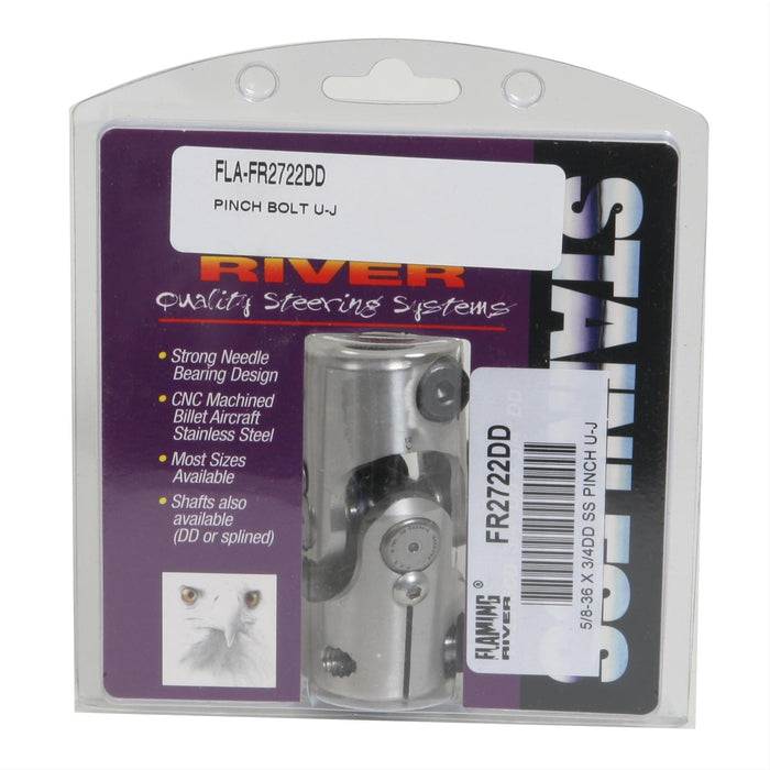 Flaming River Flaming River Stainless Pinch Bolt U-Joints FR2722DD Autofit