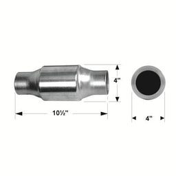 Flowmaster Flowmaster Universal Catalytic Converters 2230124 Autofit