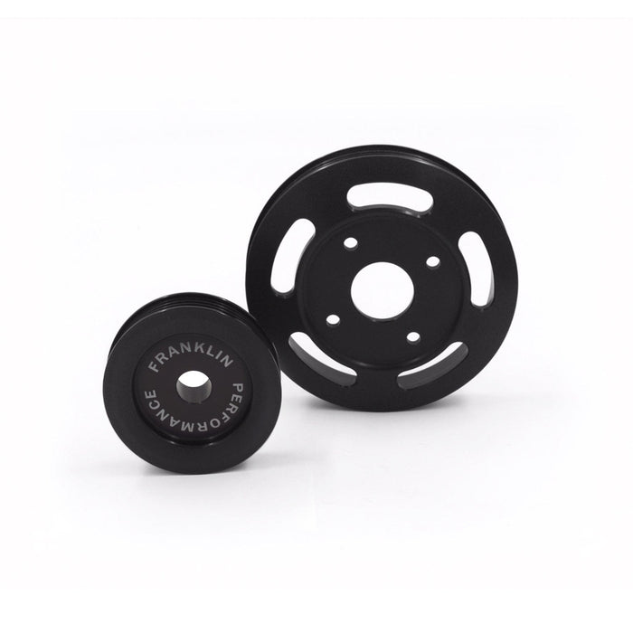 Franklin Performance 140mm / Black Billet Underdrive Pulley Set for Nissan RB Engines Autofit