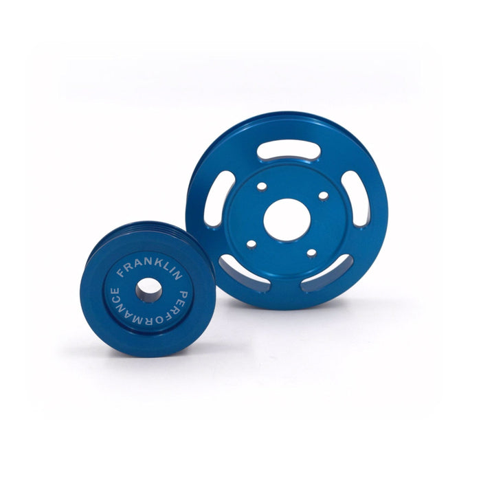 Franklin Performance 140mm / Blue Billet Underdrive Pulley Set for Nissan RB Engines Autofit