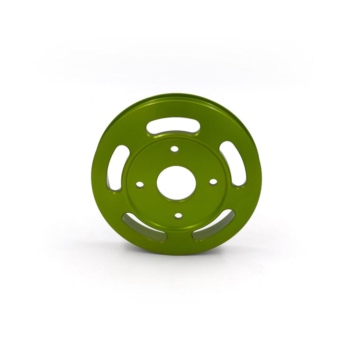 Franklin Performance 140mm / Green Billet Underdrive Water Pump Pulley for Nissan RB Engines Autofit