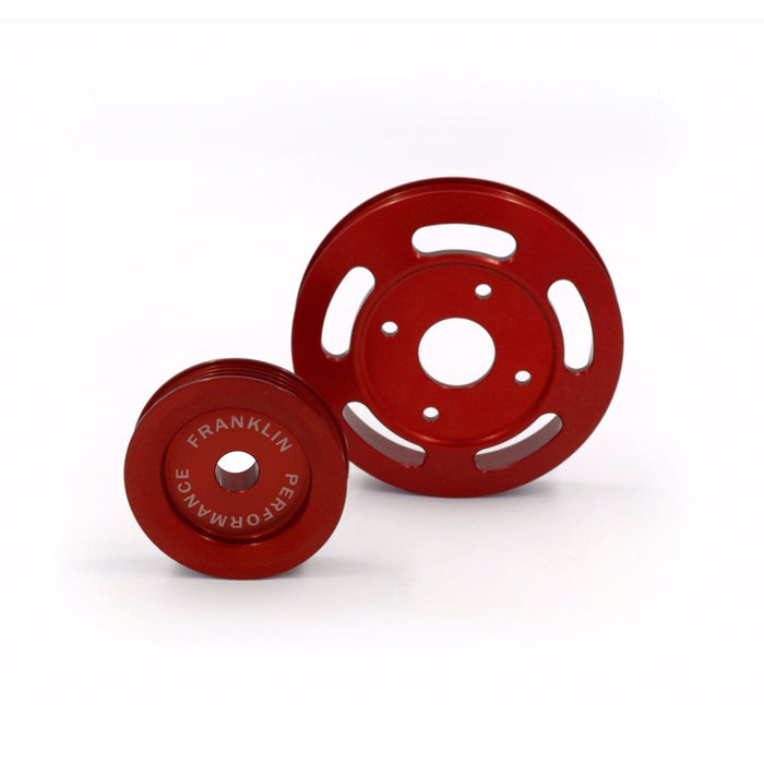 Franklin Performance 140mm / Red Billet Underdrive Pulley Set for Nissan RB Engines Autofit