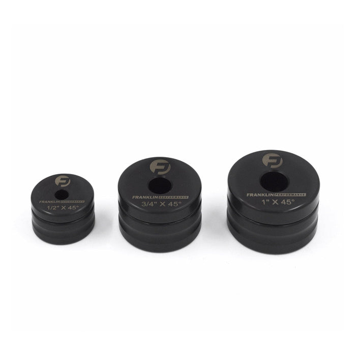 Franklin Performance 3 Piece Small Set - 1/2" to 1" Franklin Performance Dimple Dies Autofit