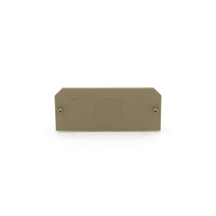 Franklin Performance Conta-Clip AP SI-1 BG 2046.2 beige end plate for STK 1 and ST 2 series terminal blocks (Bag of 10) Autofit