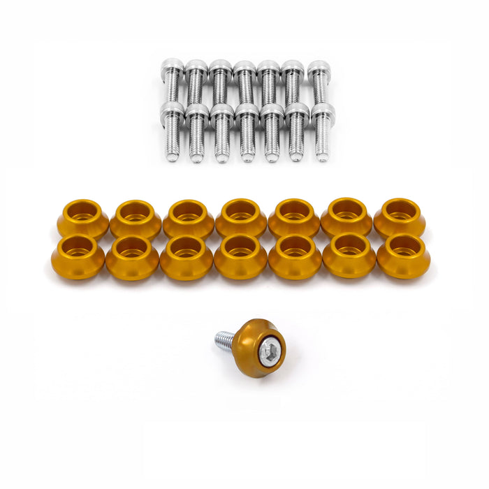 Franklin Performance Gold Rocker Cover Dress-Up Kit for Nissan SR20 Autofit