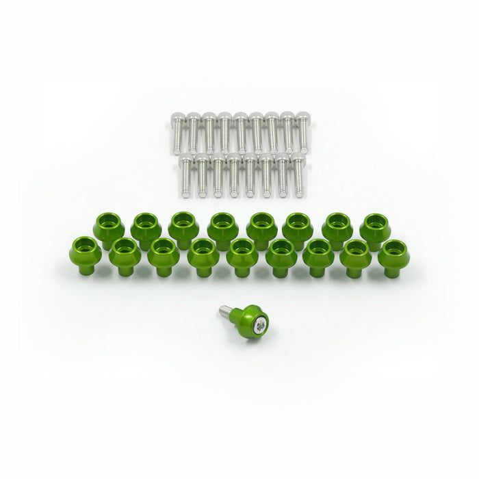 Franklin Performance Green Rocker Cover Dress-Up Bolt set for EVO 10 Engines Autofit