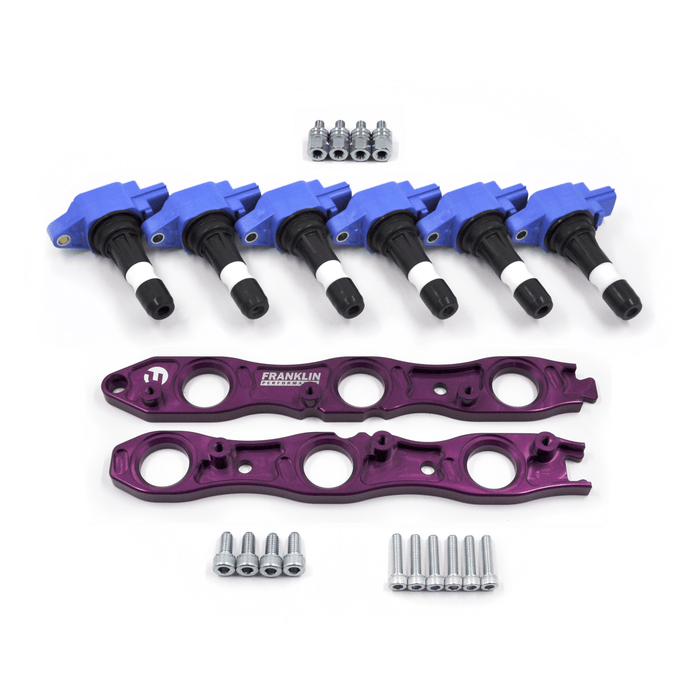 Franklin Performance Purple / Non Neo / Complete Kit VR38 Coil Conversion Kit for Nissan RB Engines Autofit
