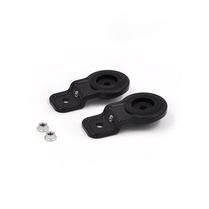 Franklin Performance R32 / R33 / Black / Brackets and Rubber Bushes Billet Radiator Bracket Set for Nissan R32 / R33 & R34 Autofit