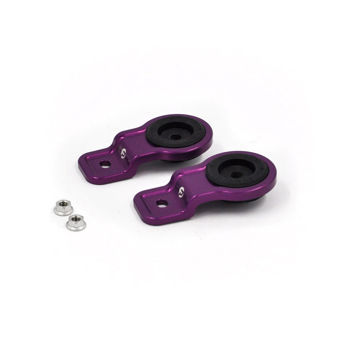 Franklin Performance R32 / R33 / Purple / Brackets and Rubber Bushes Billet Radiator Bracket Set for Nissan R32 / R33 & R34 Autofit