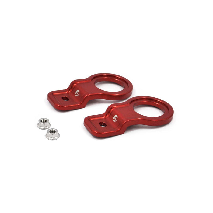 Franklin Performance R32 / R33 / Red / Brackets Only Billet Radiator Bracket Set for Nissan R32 / R33 & R34 Autofit