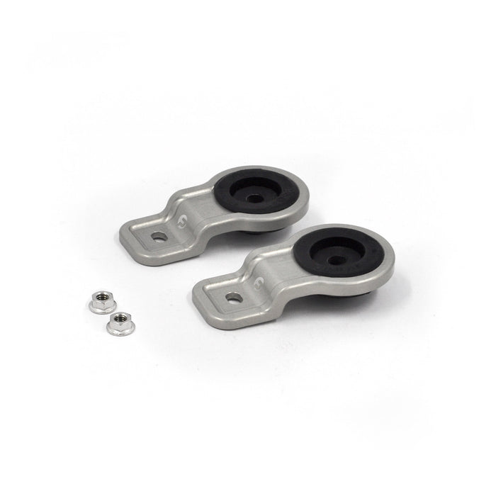 Franklin Performance R32 / R33 / Silver / Brackets and Rubber Bushes Billet Radiator Bracket Set for Nissan R32 / R33 & R34 Autofit