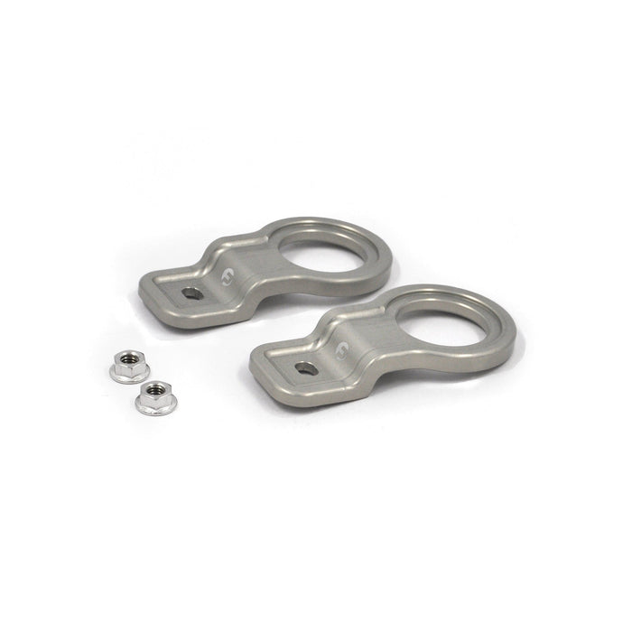 Franklin Performance R32 / R33 / Silver / Brackets Only Billet Radiator Bracket Set for Nissan R32 / R33 & R34 Autofit