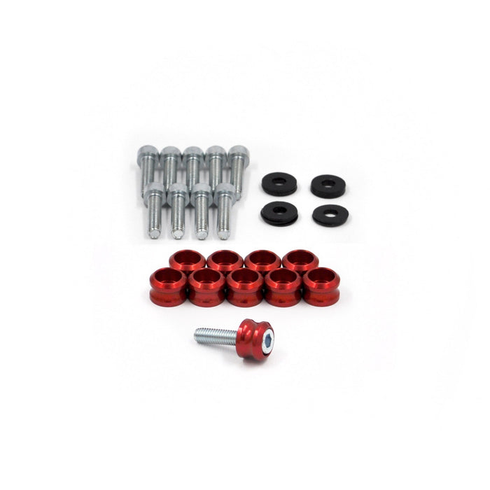 Franklin Performance Red Rocker Cover Dress-Up Kit for Nissan RB20E, RB30E and RB30ET Engines Autofit