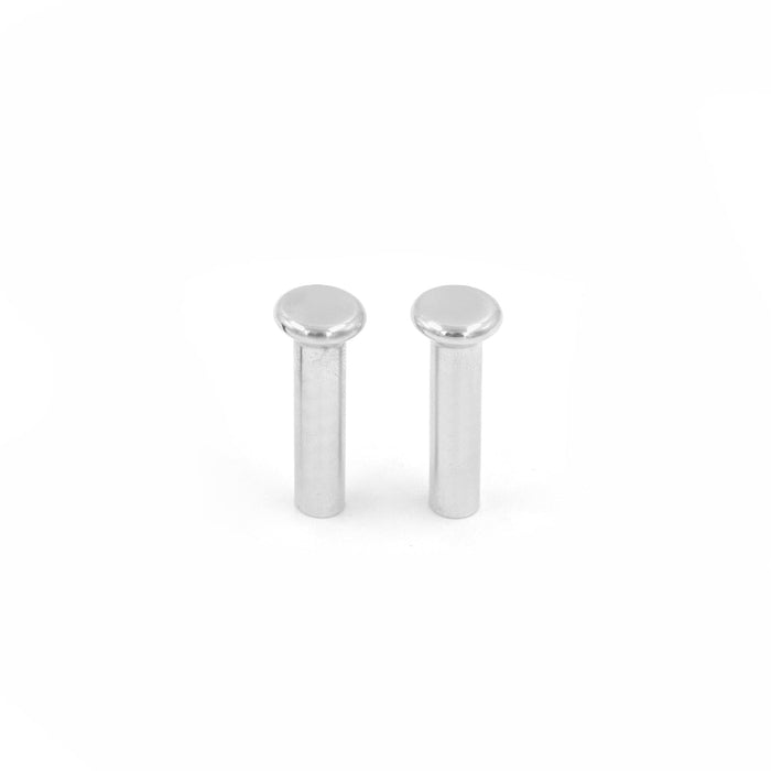 Franklin Performance Round - Natural Aluminum Door Lock Knob Set for Mazda 1000 1200 R100 RX2 RX3 RX4 Autofit