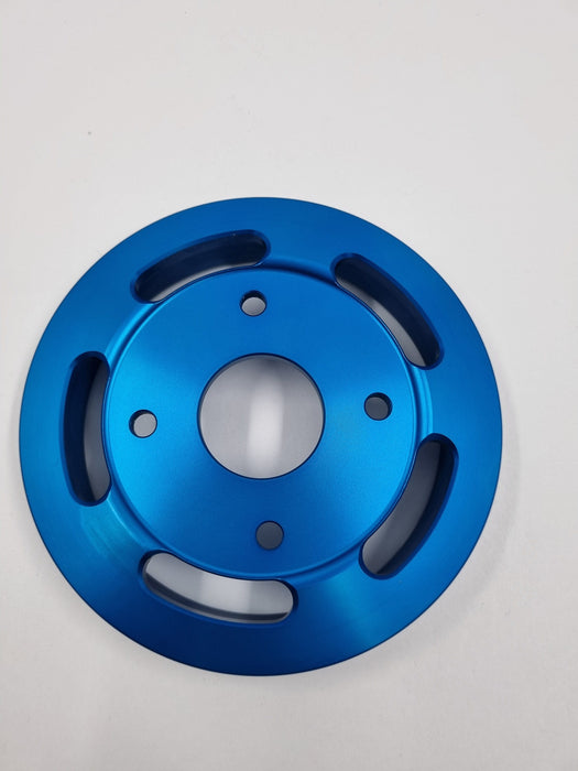Franklin Performance Scratch&Dent Billet Underdrive Water Pump Pulley for Nissan RB Engines - Blue Autofit
