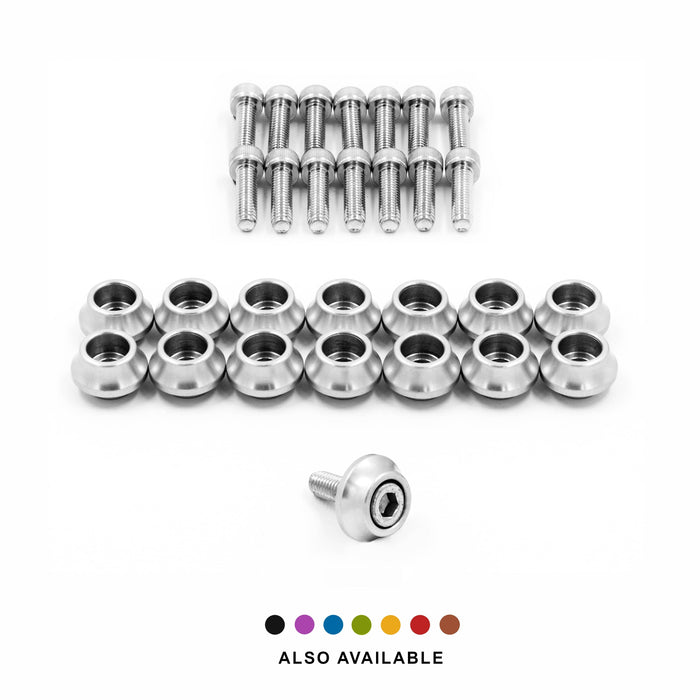 Franklin Performance Silver Rocker Cover Dress-Up Kit for Nissan SR20 Autofit