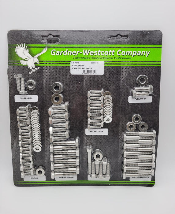 Gardner-Westcott Company Gardner-Westcott Company Engine Accessory Bolt Kits 56251-HS Autofit
