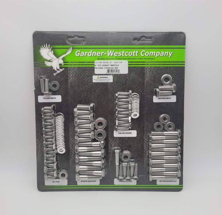 Gardner-Westcott Company Gardner-Westcott Company Engine Accessory Bolt Kits 56251-HSP Autofit