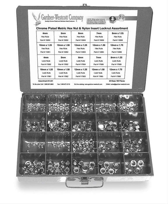 Gardner-Westcott Company Gardner-Westcott Company Fastener Hardware Assortments A-61 Autofit
