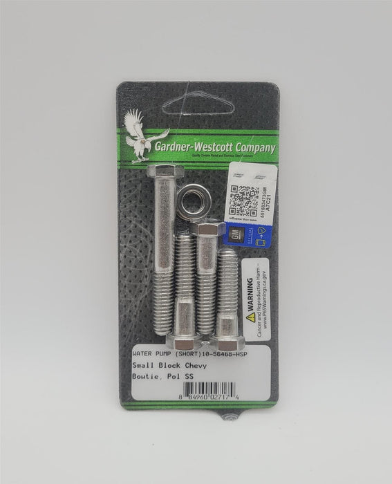 Gardner-Westcott Company Gardner-Westcott Company Water Pump Fasteners 10-56468-HSP Autofit