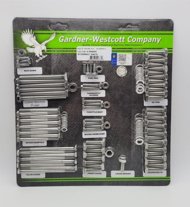 Gardner-Westcott Company Gardner-Westcott Engine Dress Up Bolt Kits 10-56404-H Autofit