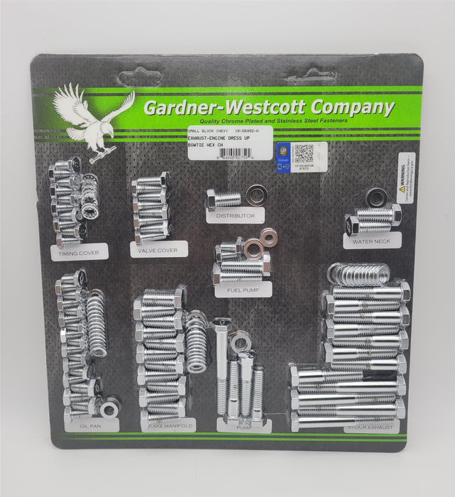 Gardner-Westcott Company Gardner-Westcott Engine Dress Up Bolt Kits 10-56492-H Autofit