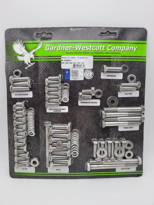 Gardner-Westcott Company Gardner-Westcott Engine Dress Up Bolt Kits 12-56505-HSP Autofit