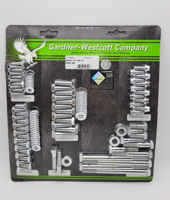 Gardner-Westcott Company Gardner-Westcott Engine Dress Up Bolt Kits 22-56330-H Autofit