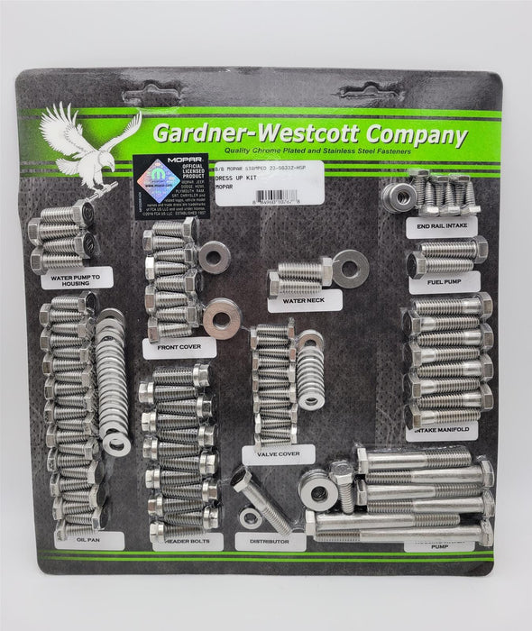 Gardner-Westcott Company Gardner-Westcott Engine Dress Up Bolt Kits 23-56332-HSP Autofit