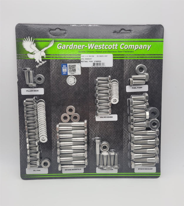 Gardner-Westcott Company Gardner-Westcott Engine Dress Up Bolt Kits 25-56251-HSP Autofit