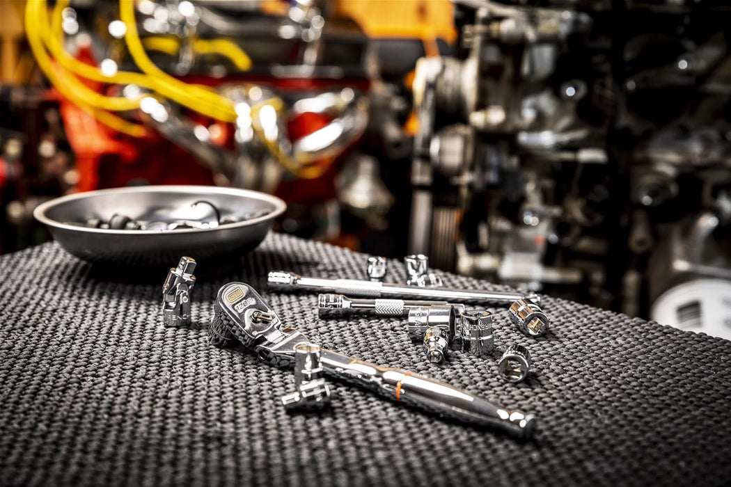 Gearwrench GearWrench 120XP Locking Flex Ratchet/Stubby Socket Mechanics Tool Sets 81390 Autofit