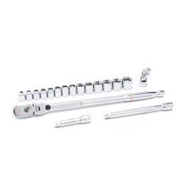 Gearwrench GearWrench 120XP Locking Flex Ratchet/Stubby Socket Mechanics Tool Sets 81392 Autofit