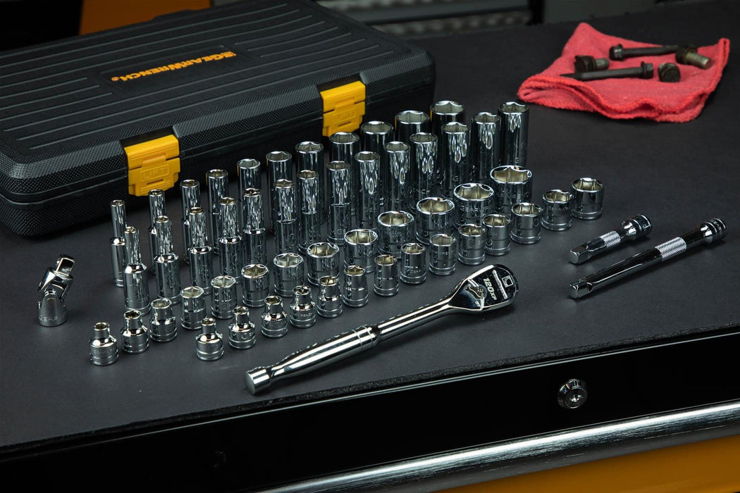 Gearwrench GearWrench 56-Piece 120XP 6-Point Mechanic Tool Sets 80550P Autofit