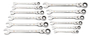 Gearwrench GearWrench 90T Flex Head Ratcheting Combination Wrench Sets 86727 Autofit