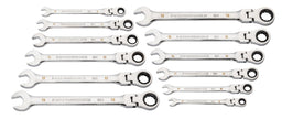 Gearwrench GearWrench 90T Flex Head Ratcheting Combination Wrench Sets 86727 Autofit
