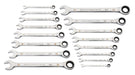 Gearwrench GearWrench 90T Ratcheting Combination Wrench Sets 86928 Autofit